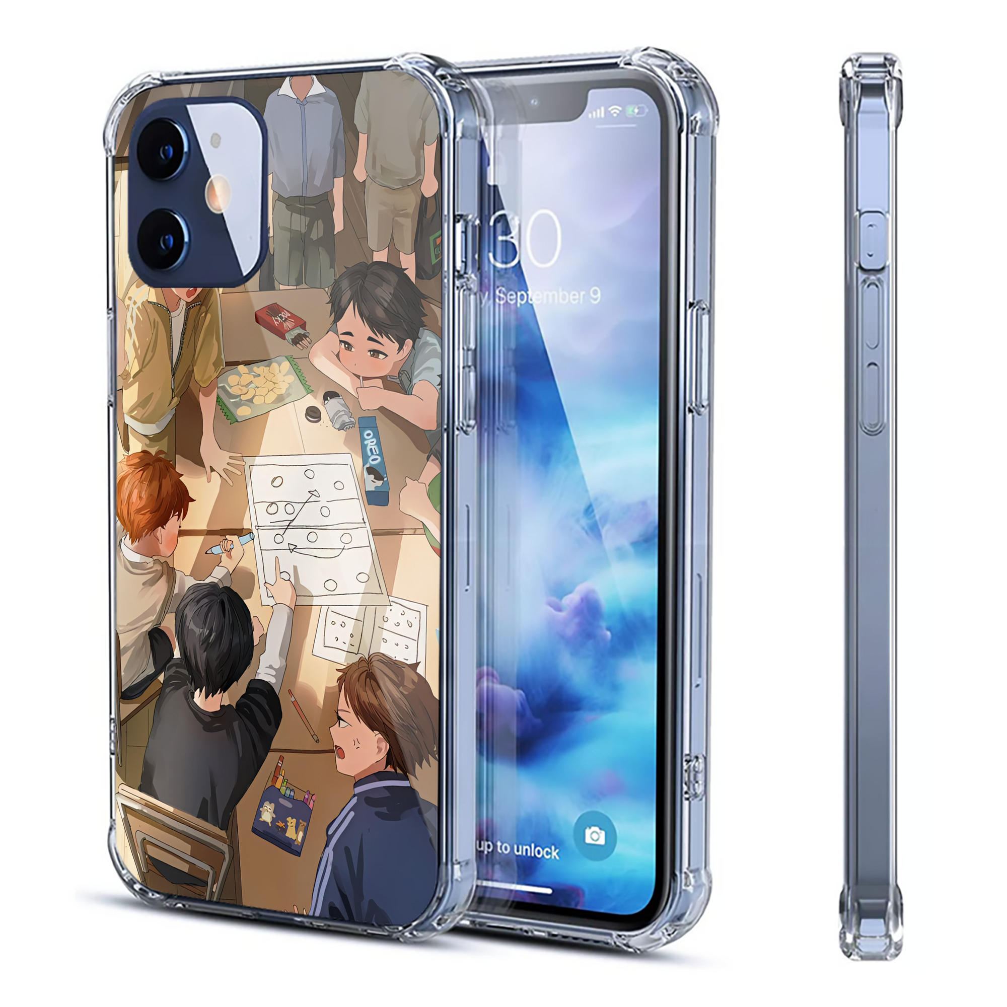 （画像用） ハイキュー!! Haikyu!! 【iPhone 12シリーズ対応】透明スマホケース（クリアソフトケース）